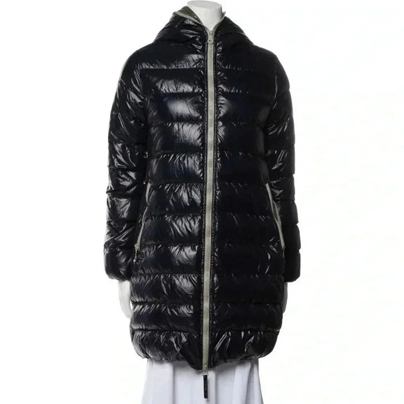 [IT40/US 6] Duvetica Mid Length Zipper  Hooded Down Jacket - Picture 2 of 16